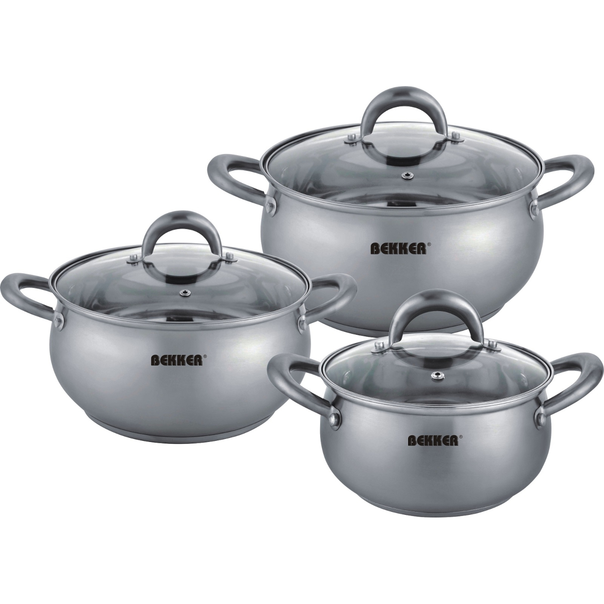 Набор посуды из нержавеющей стали Bekker Premium Comfort BK-1633