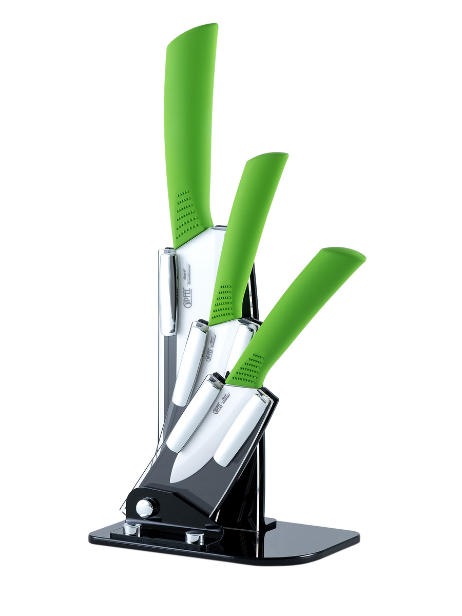 Набор кухонных ножей Gipfel 8479, цвет зеленый - фото 1