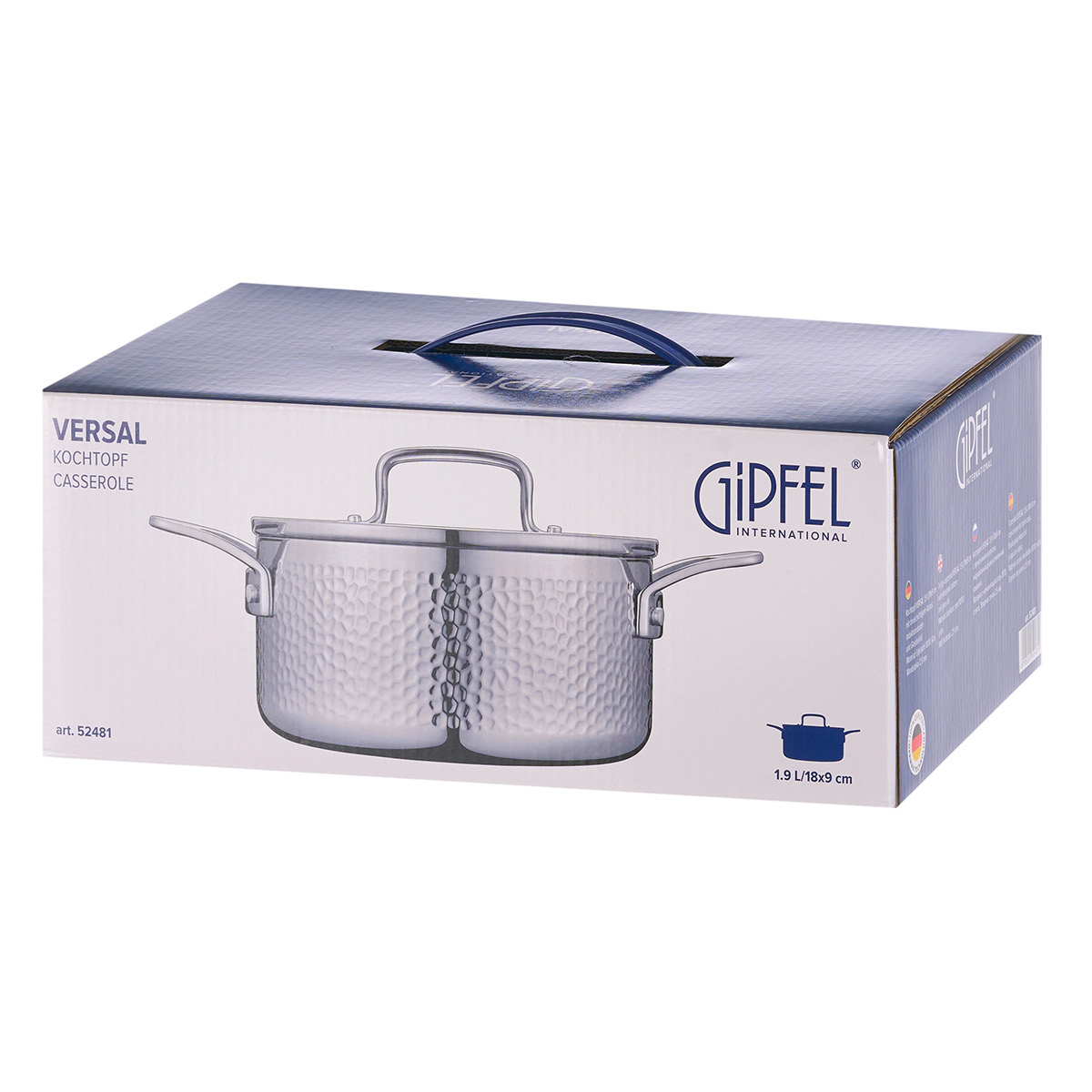 Кастрюля из нержавеющей стали Gipfel Versal 52481 18 см/1,9 л фото