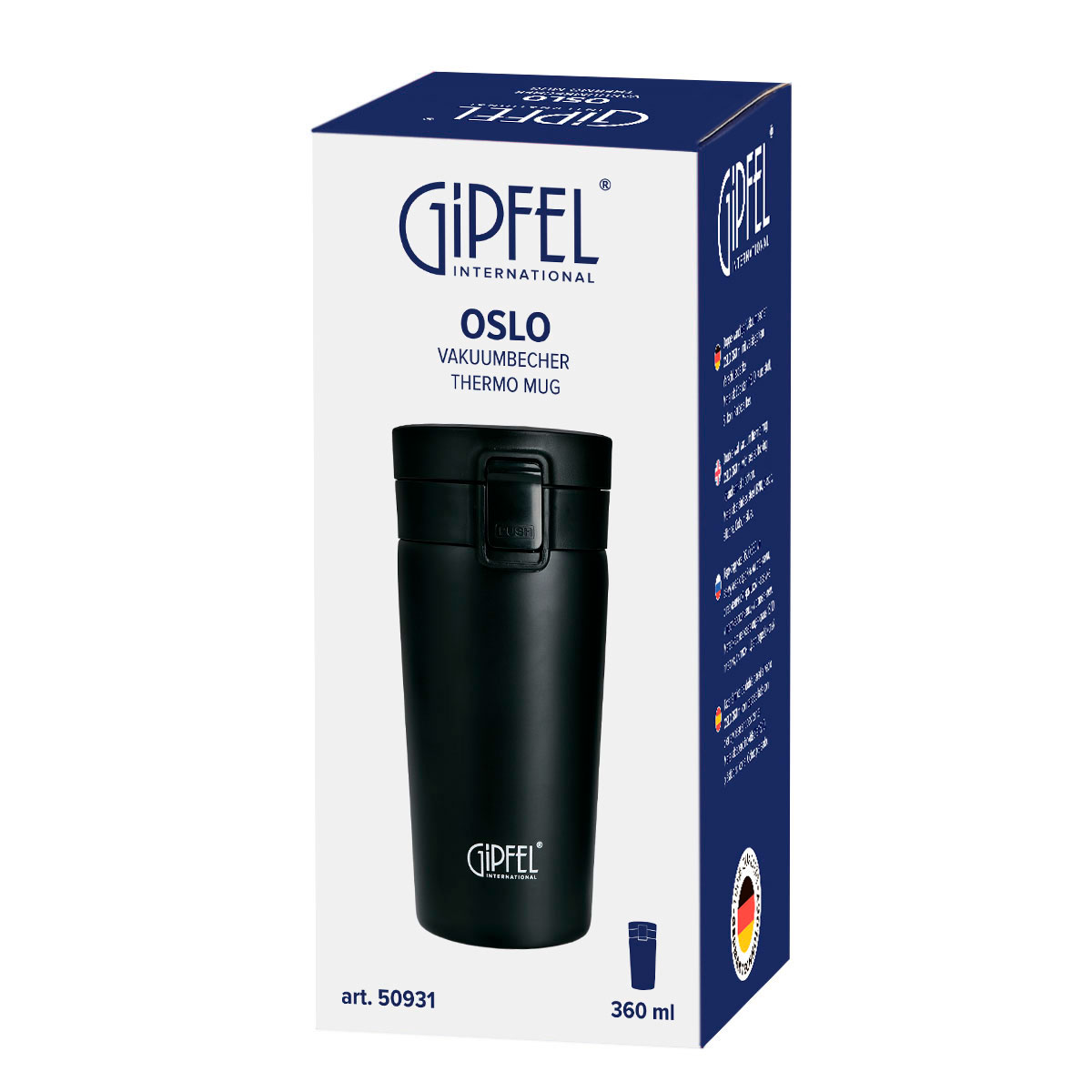 Термокружка вакуумная Gipfel Oslo 50931 360 мл фото