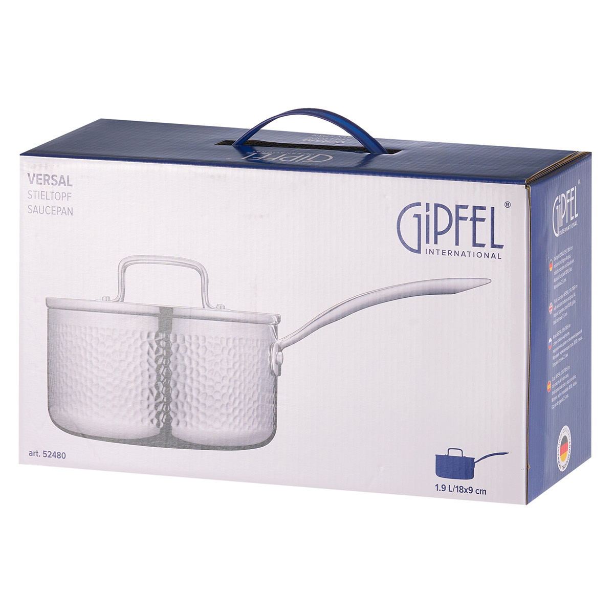 Ковш из нержавеющей стали Gipfel Versal 52480 18 см/1,9 л фото