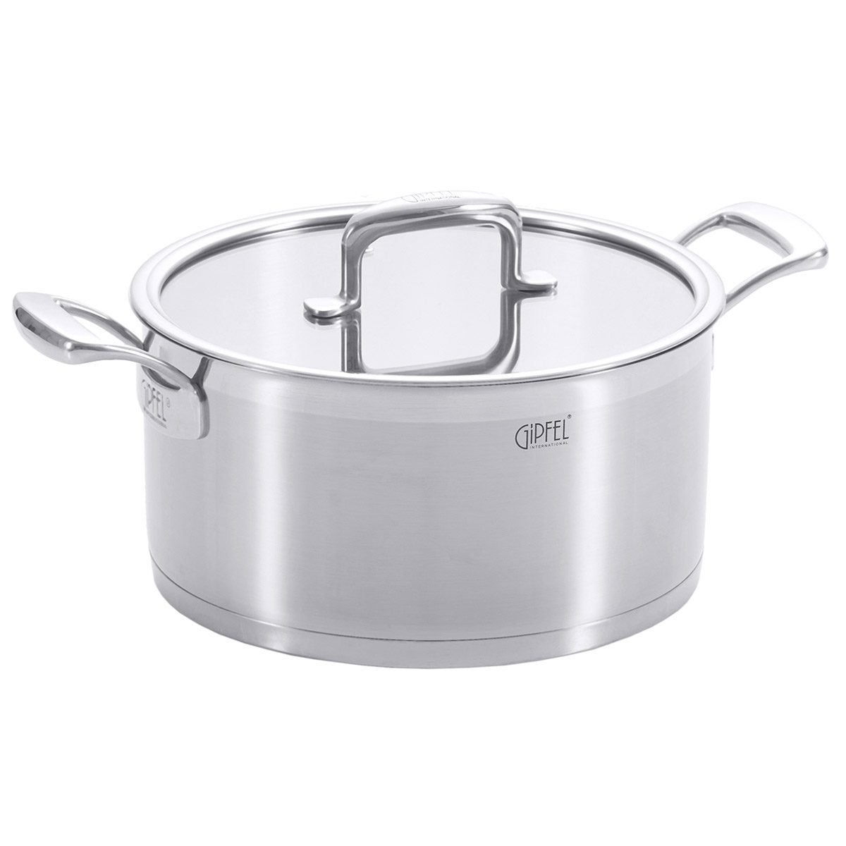 Кастрюля из нержавеющей стали Gipfel Prestige 1235 24 см/4,9 л