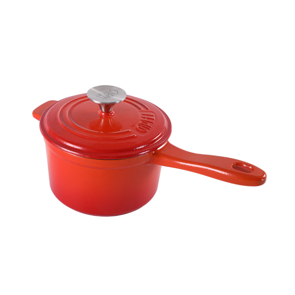 Ковш из чугуна Gipfel Majolica Flame 52850 17х14 см/1,3 л фото