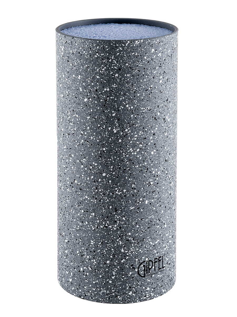 Подставка для ножей Gipfel Malatti 8442, цвет серый мрамор - фото 1