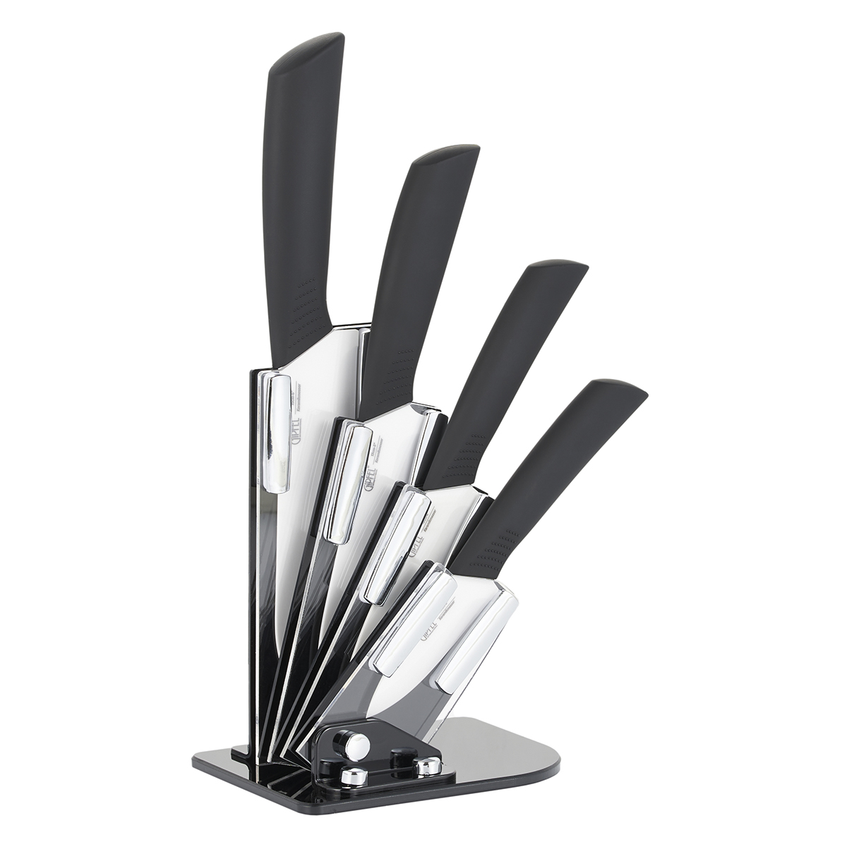 Набор кухонных ножей Gipfel 8481, цвет черный