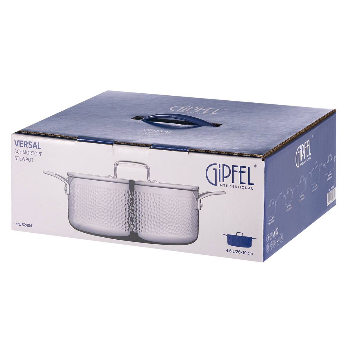 Сотейник из нержавеющей стали Gipfel Versal 52484 26см/4,6 л фото