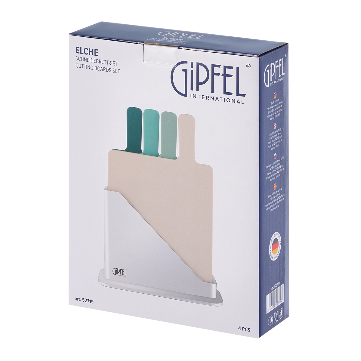 Набор разделочных досок на подставке Gipfel Elche 52719 4 предмета фото