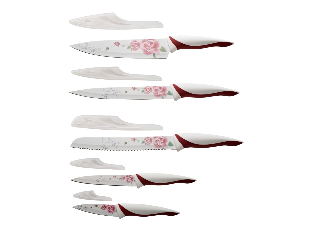 Набор кухонных ножей Gipfel 6768, цвет белый - фото 1