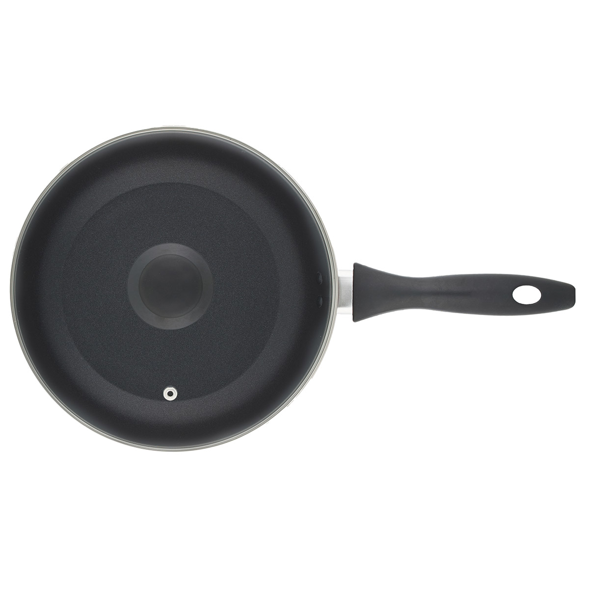 Сковорода алюминиевая с крышкой Maestri Irise 80015 24 см фото