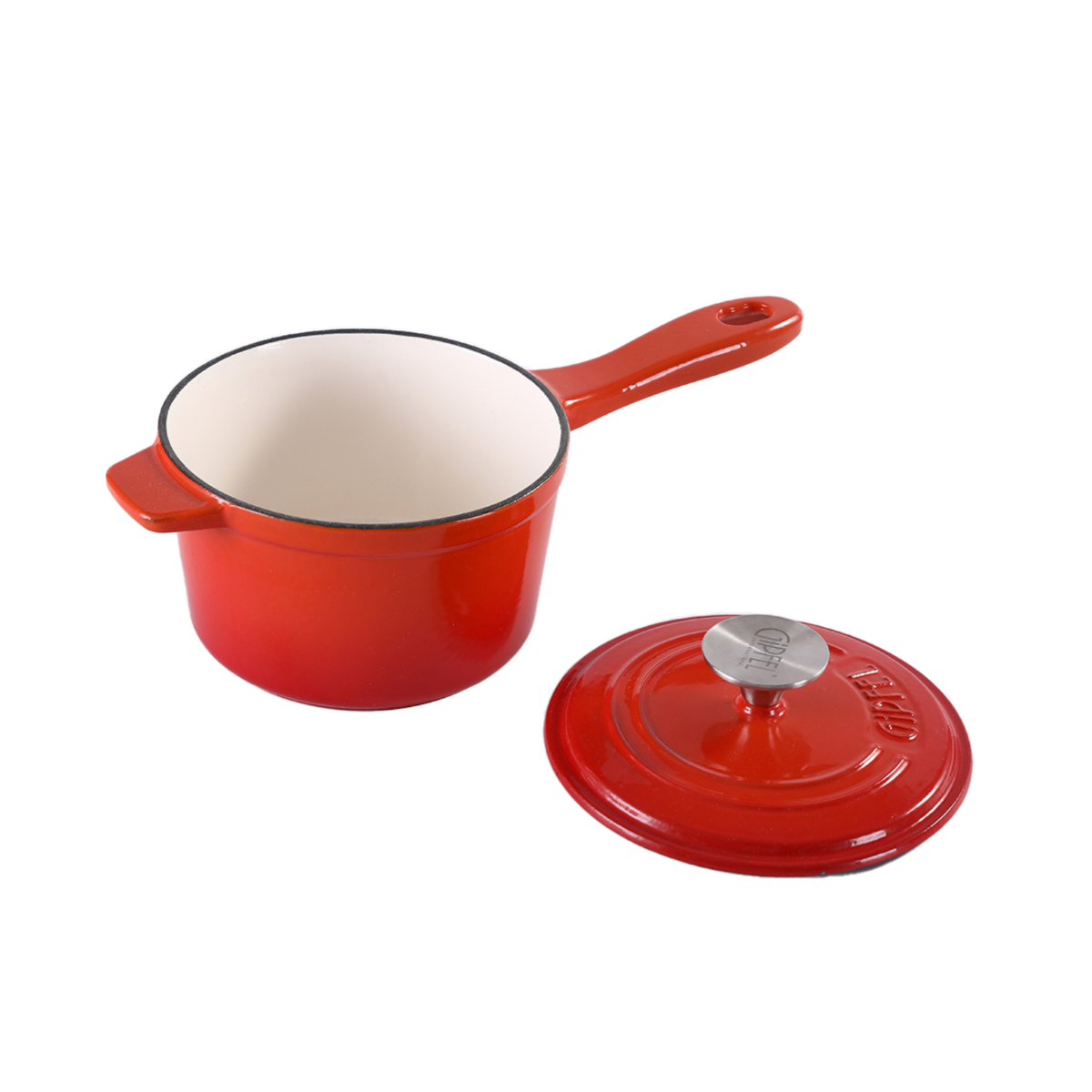 Ковш из чугуна Gipfel Majolica Flame 52850 17х14 см/1,3 л фото