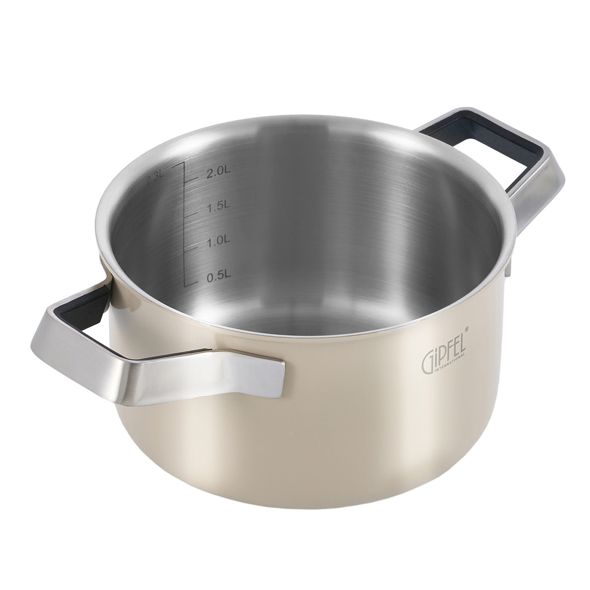 Кастрюля из нержавеющей стали Gipfel Bristol 52949 18 см/2,3 л фото