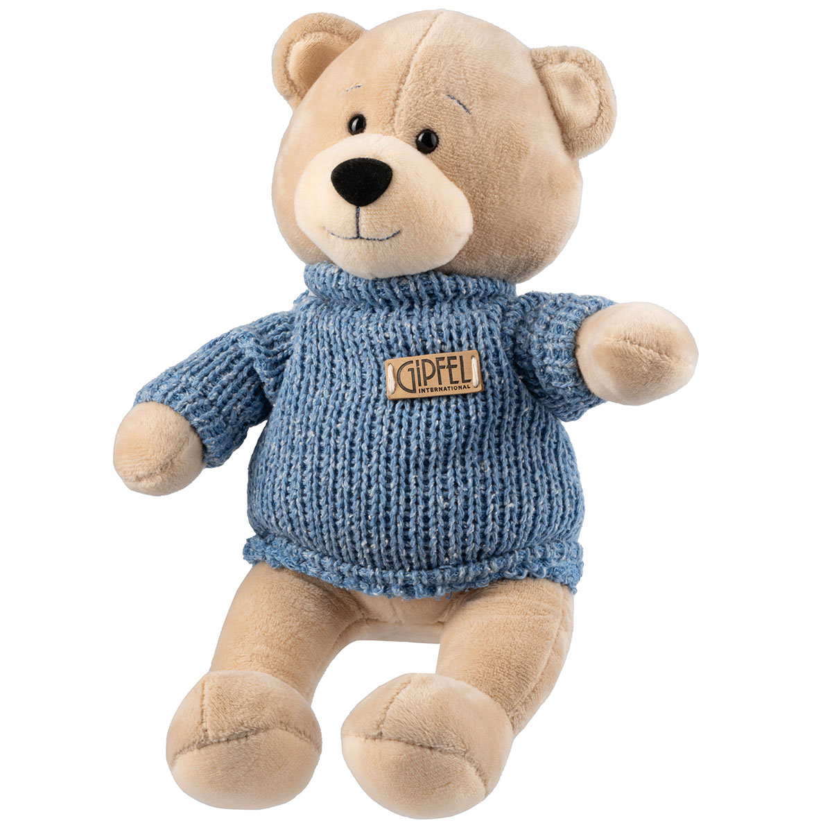 Мягкая игрушка Gipfel Мишка в синем свитере 52120 21 см фото