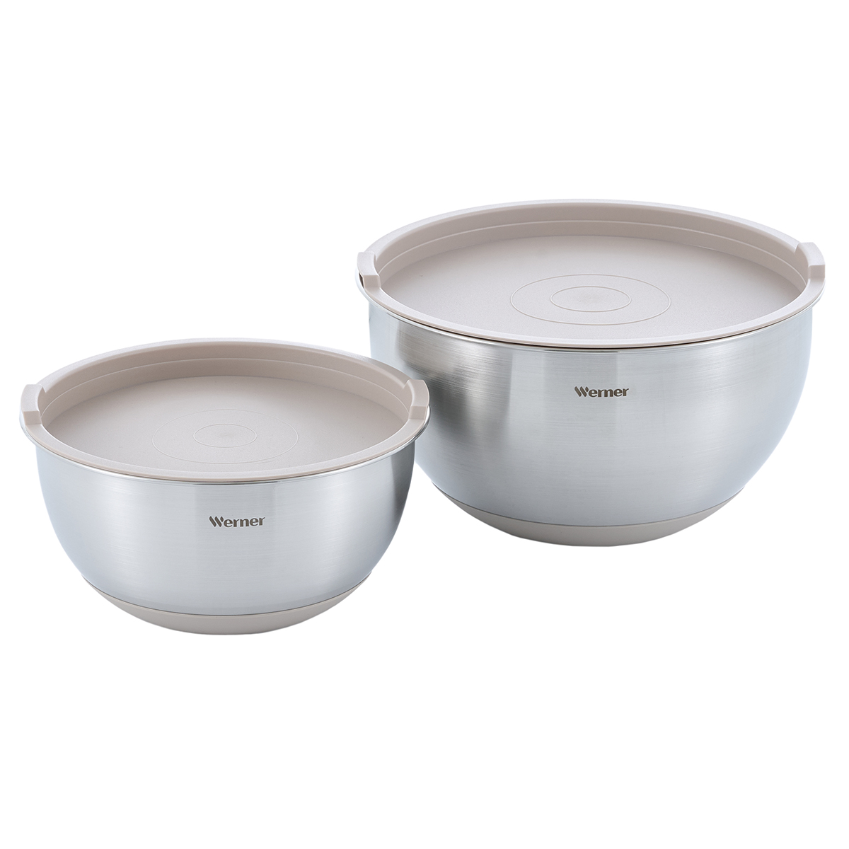 Набор из двух мисок с крышками Werner Gusto 52122 18х9,5 см/1,9 л, 22х12,7 см/3,8 л