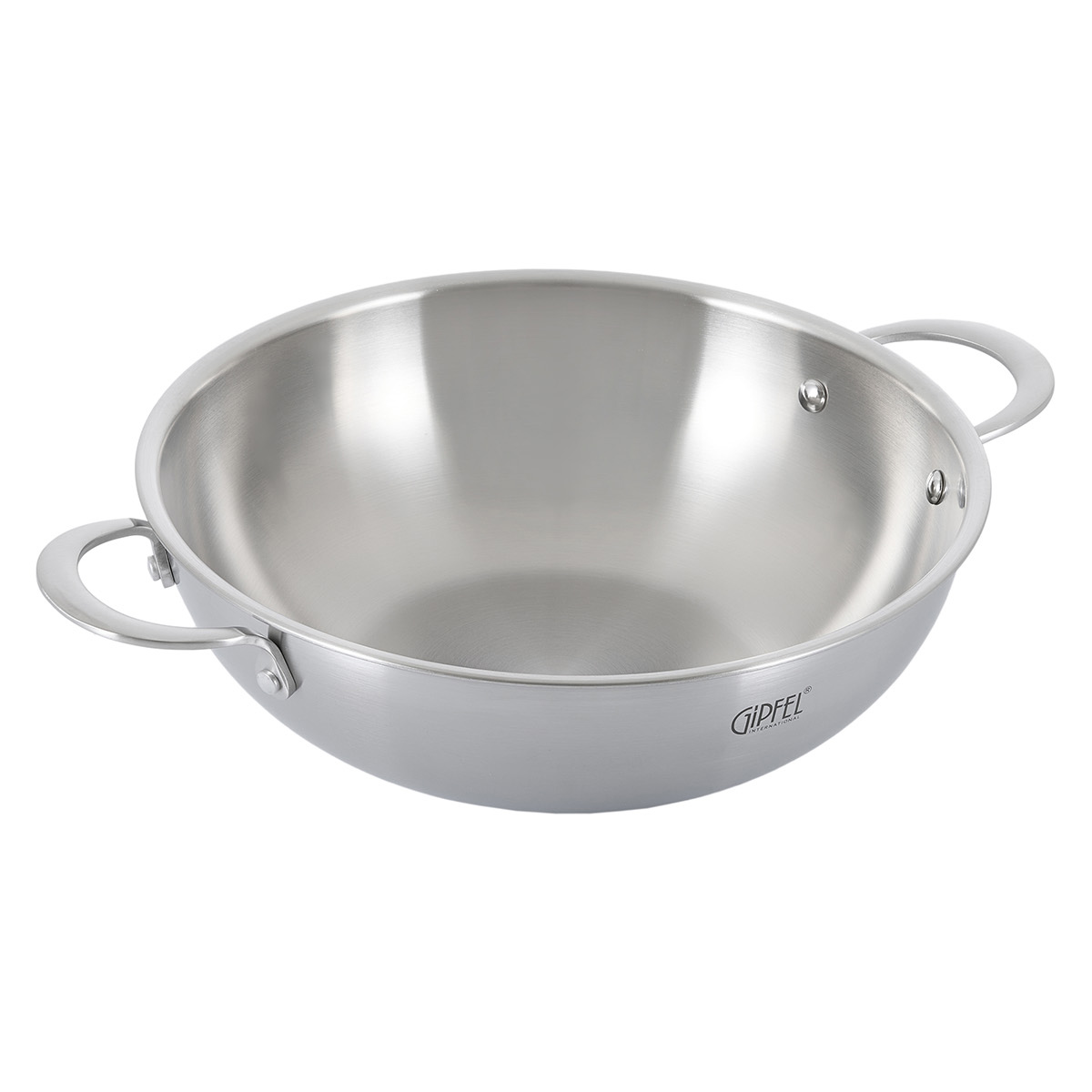 Вок из нержавеющей стали Gipfel Welmar 52765 28 см/3,5 л фото