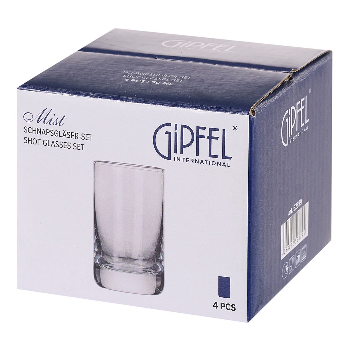 Набор стопок для водки Gipfel Mist 52879 50 мл 4 предмета фото