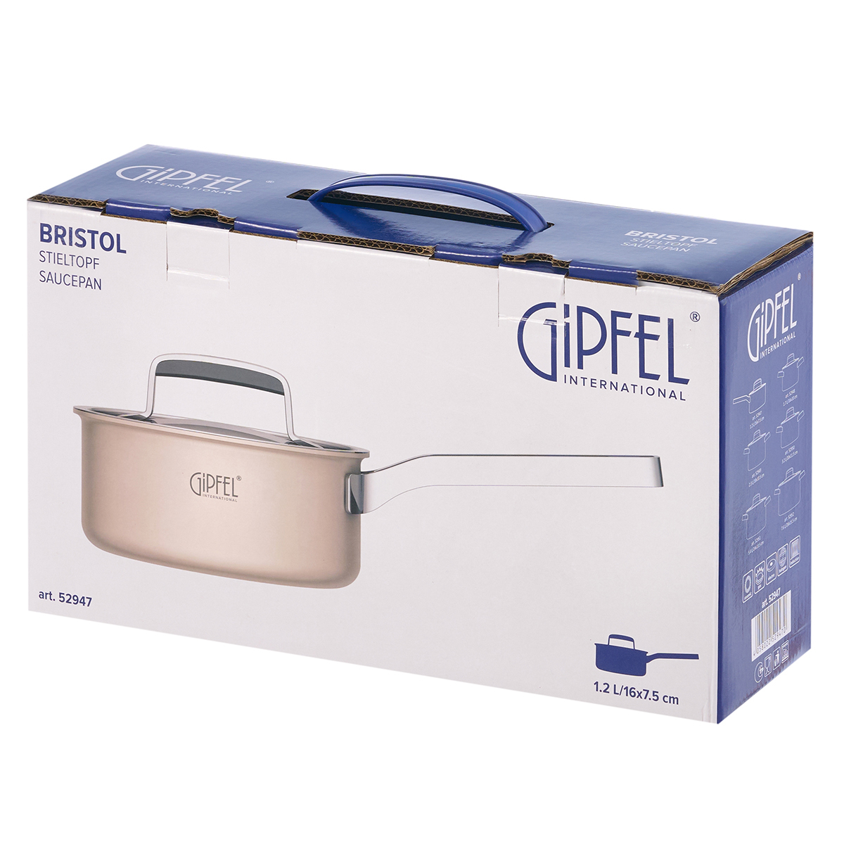 Ковш из нержавеющей стали Gipfel Bristol 52947 16 см/1,2 л фото