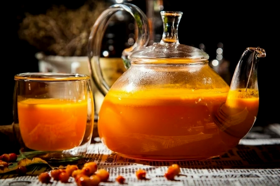 Против простуды и гриппа! Облепиховый чай, который поможет не заболеть - рецепт с фото пошагово