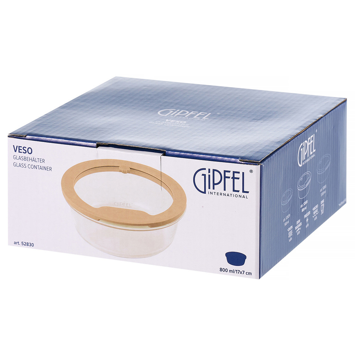 Контейнер стеклянный Gipfel Veso 52830 800 мл фото