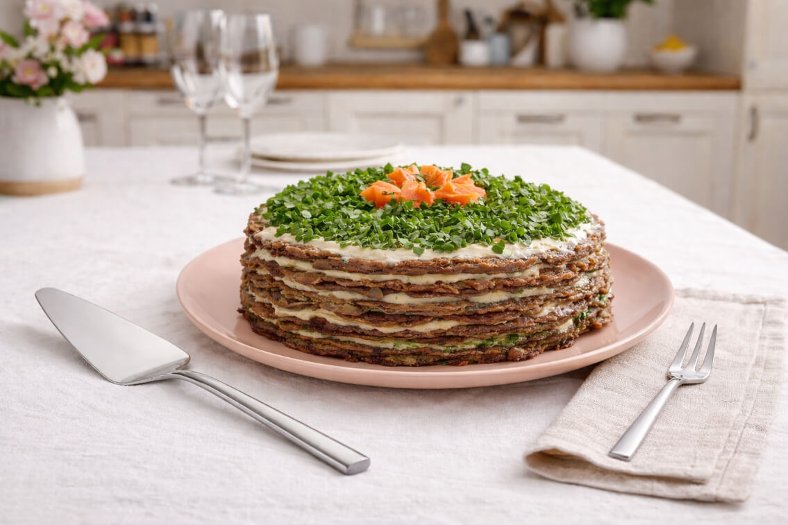 Торт печёночный классический