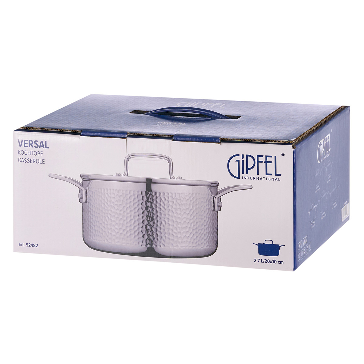 Кастрюля из нержавеющей стали Gipfel Versal 52482 20 см/2,7 л фото
