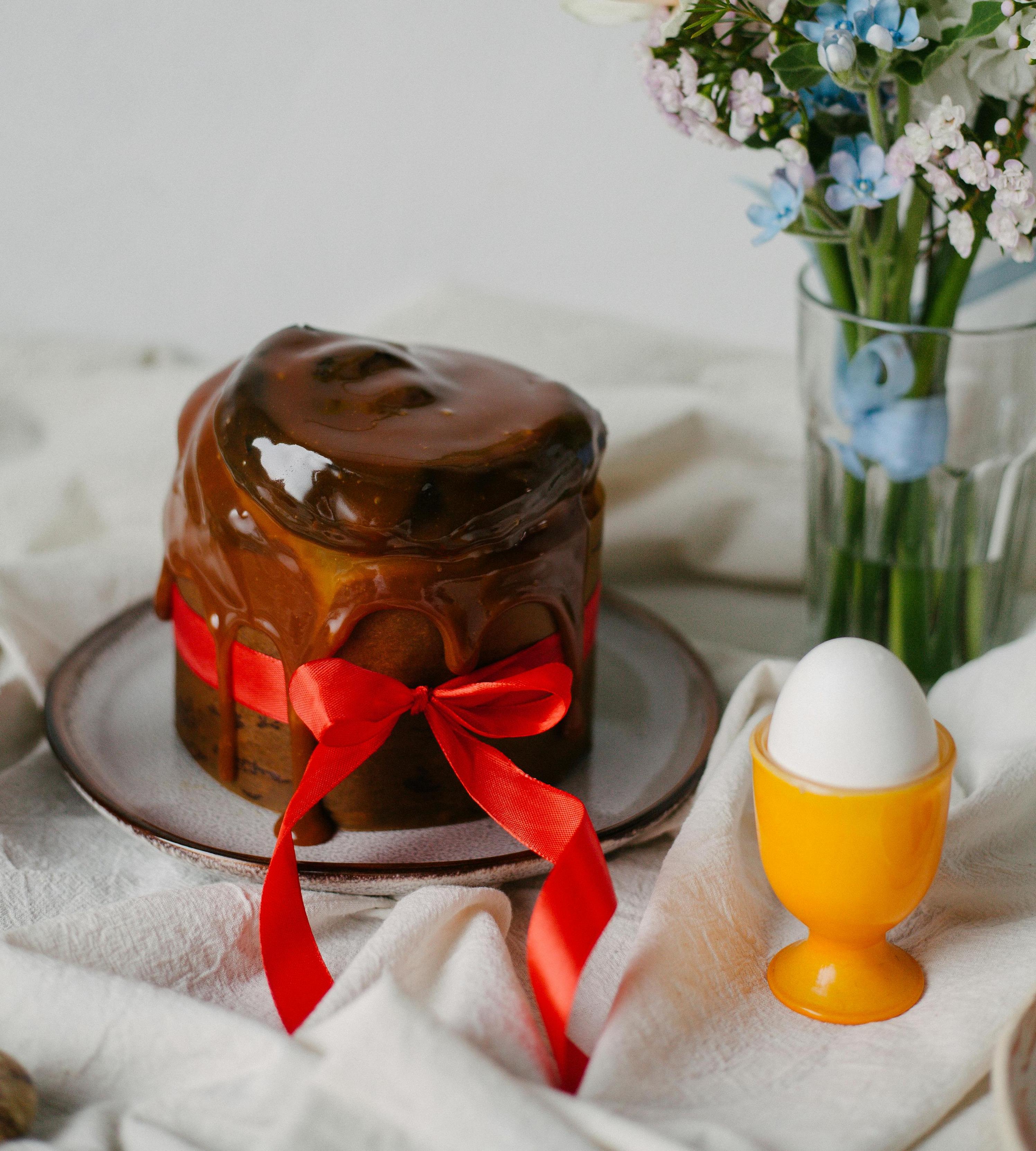 Шоколадный пасхальный кулич Кулич пасхальный шоколадный