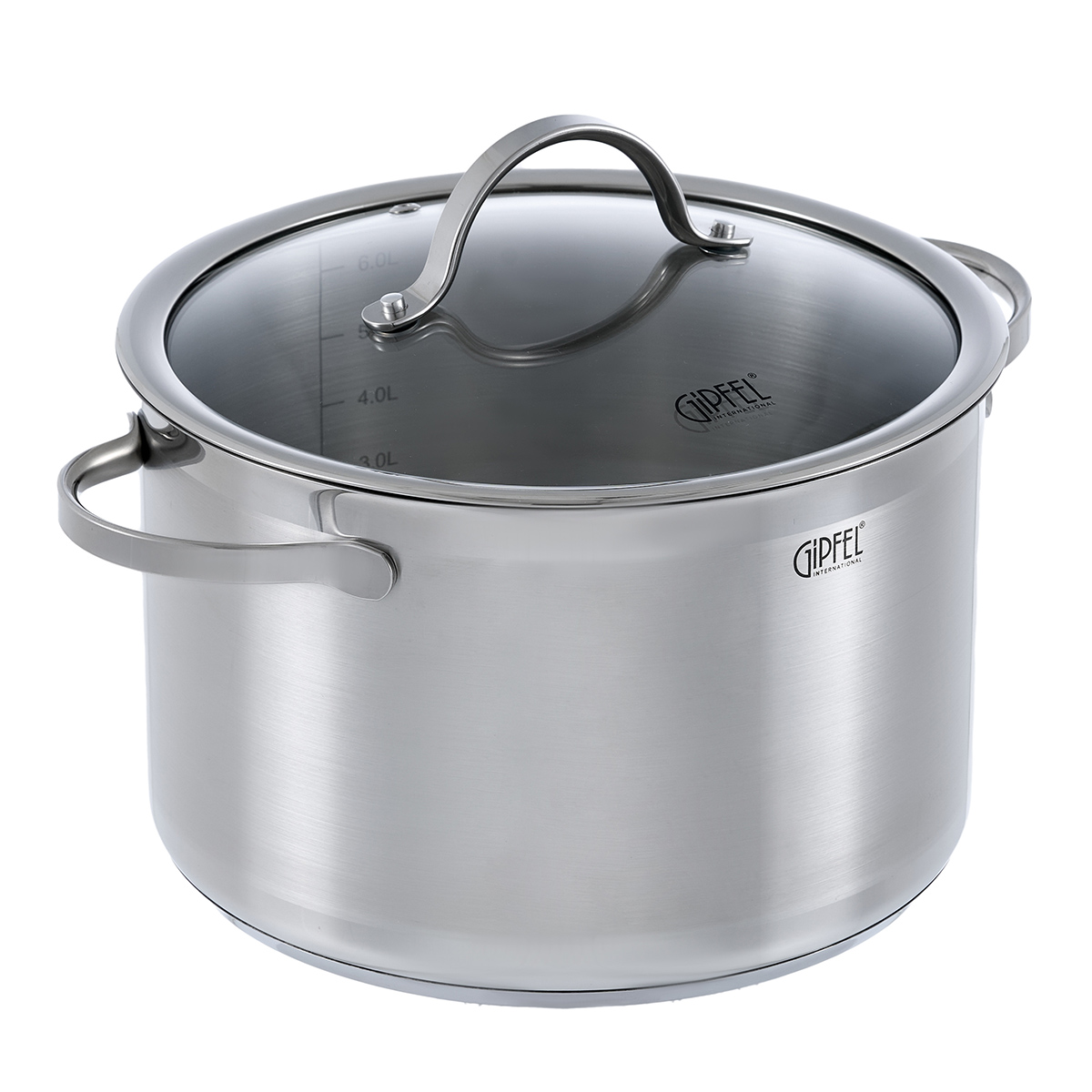 Кастрюля из нержавеющей стали Gipfel Victory 1370 24 см/6,5 л