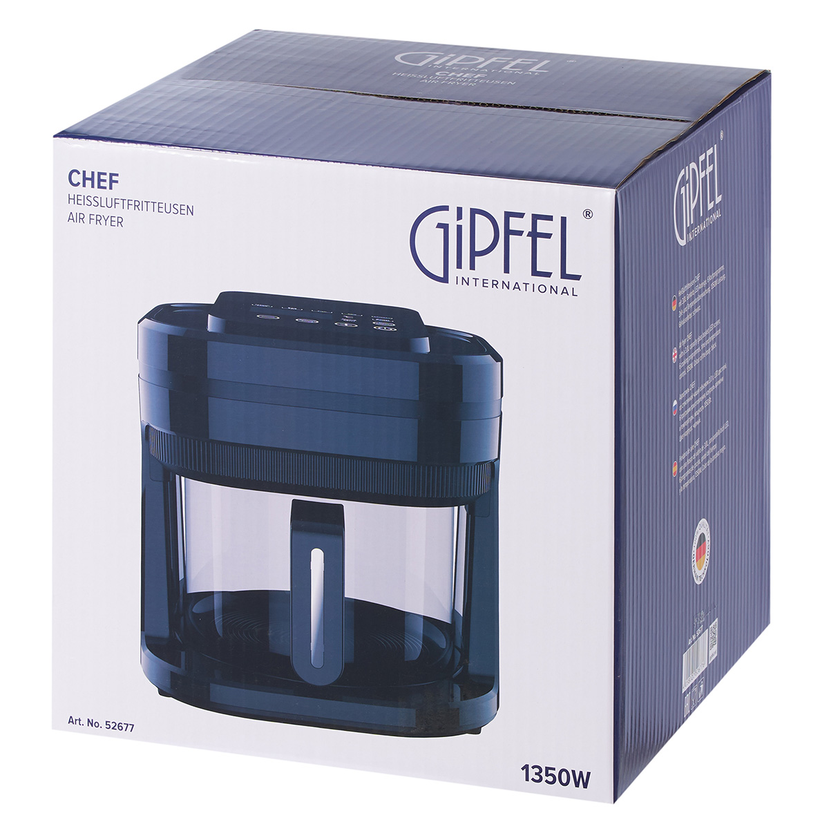 фото Аэрогриль Gipfel Chef 52677 со стеклянной чашей 3 л Аэрогриль Gipfel Chef 52677 со стеклянной чашей 3 л фото