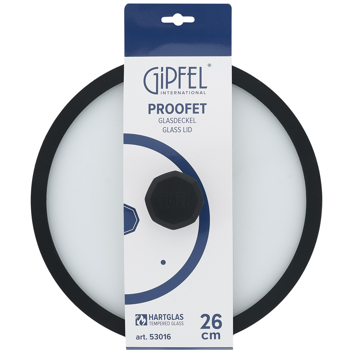 Крышка стеклянная Gipfel Proofet 53016 26 см фото