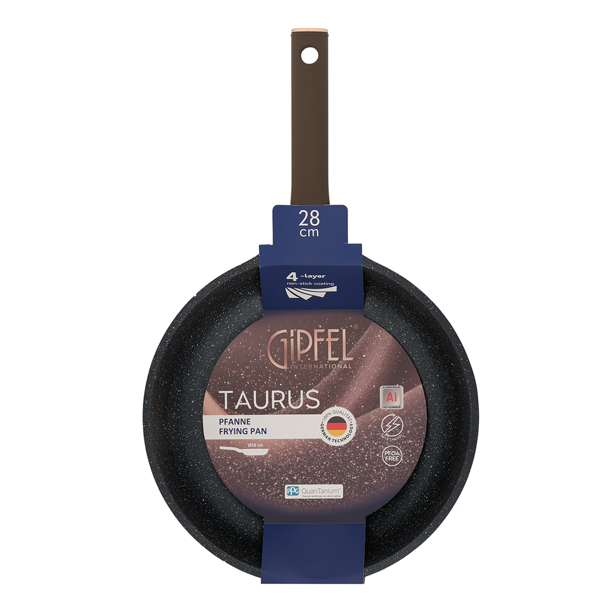 Алюминиевая сковорода Gipfel Taurus 52666 28 см фото