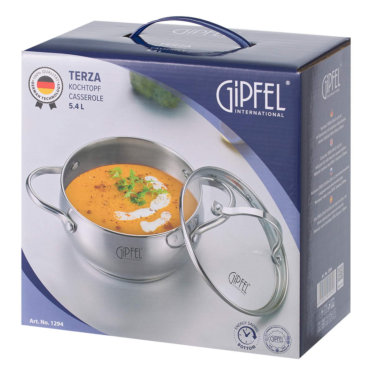 картинка 1294 GIPFEL Кастрюля TERZA 5.4 л от магазина Gipfel