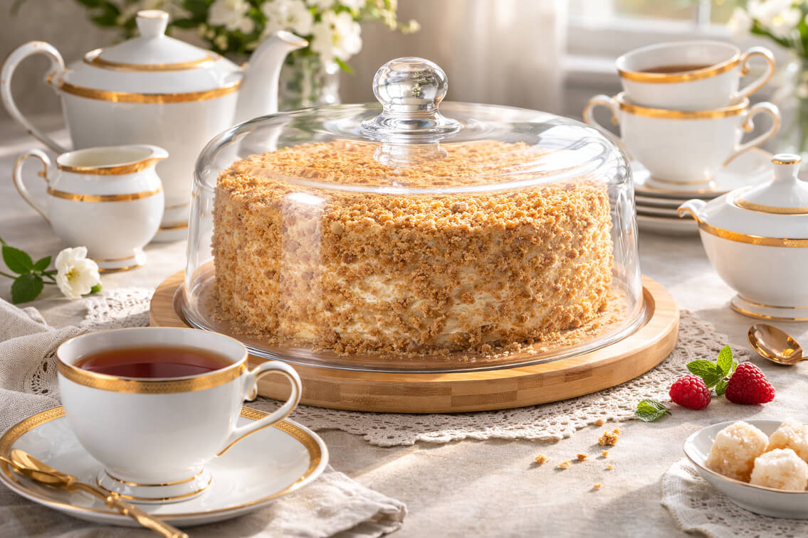 Торт «Сметанник» классический