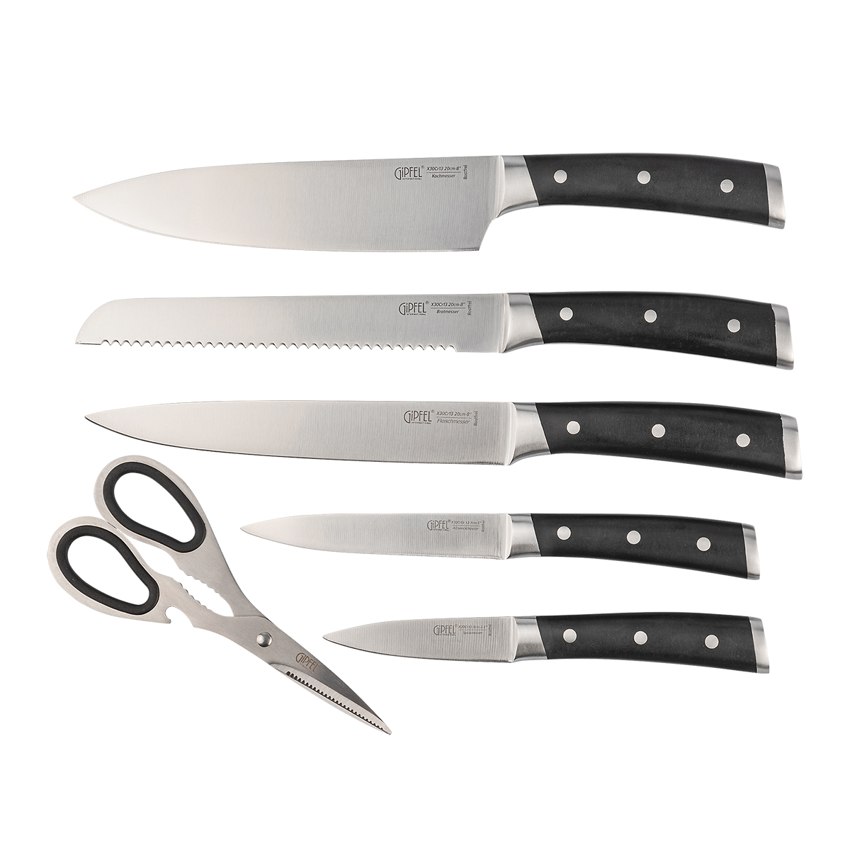 Набор кухонных ножей Gipfel 8469 фото