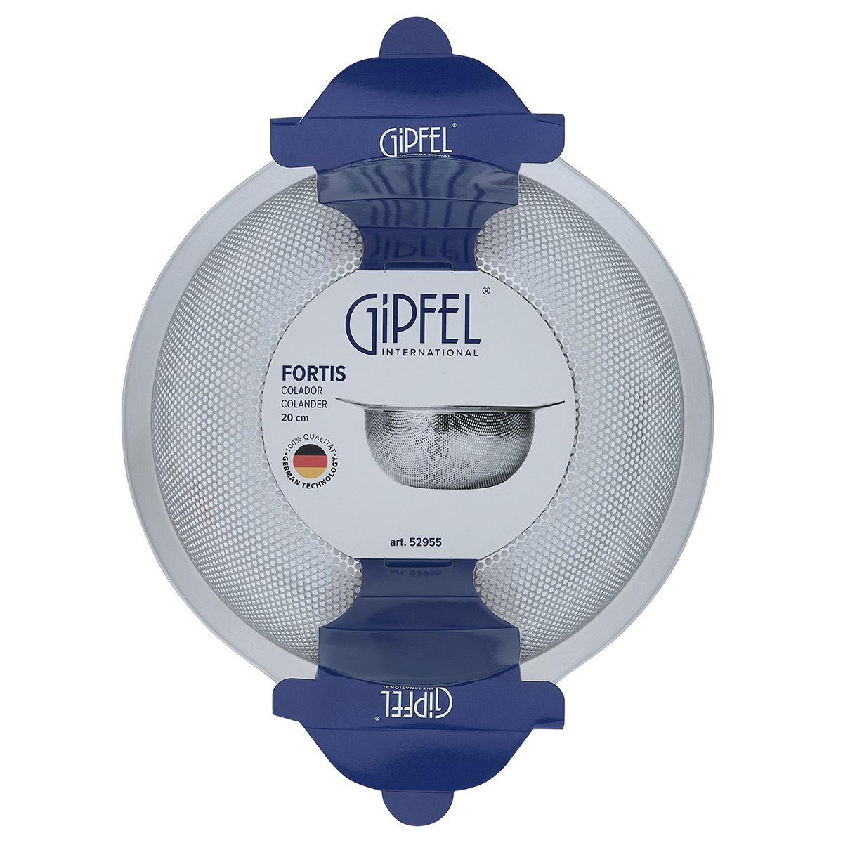 Дуршлаг из нержавеющей стали Gipfel Fortis 52955 20 см фото