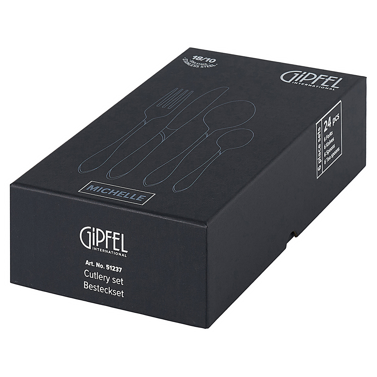 Набор столовых приборов Gipfel Michelle 51237 24 предмета фото