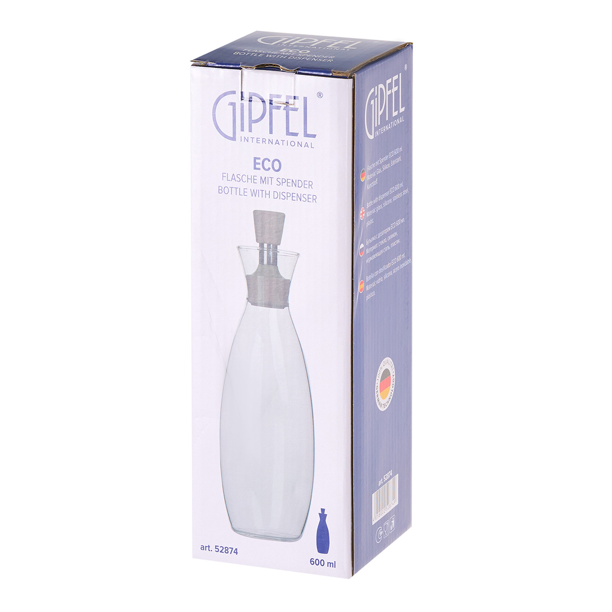 Бутылка-дозатор Gipfel Eco 52874 600 мл фото
