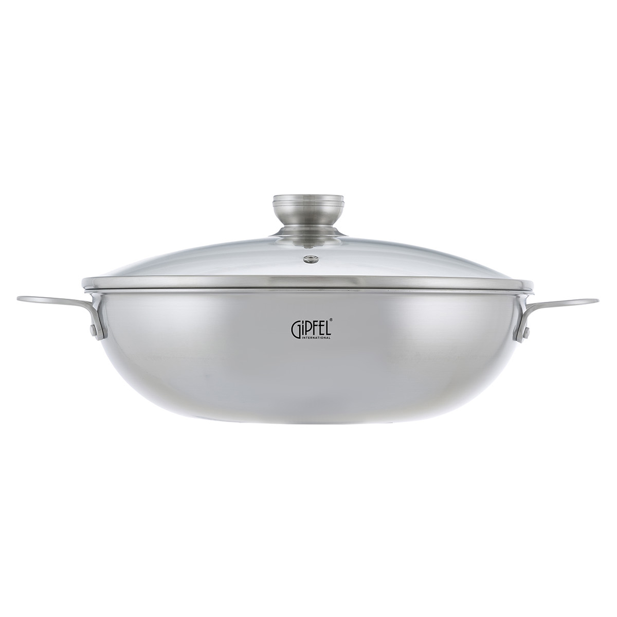 Вок из нержавеющей стали Gipfel Welmar 52767 32 см/5 л фото