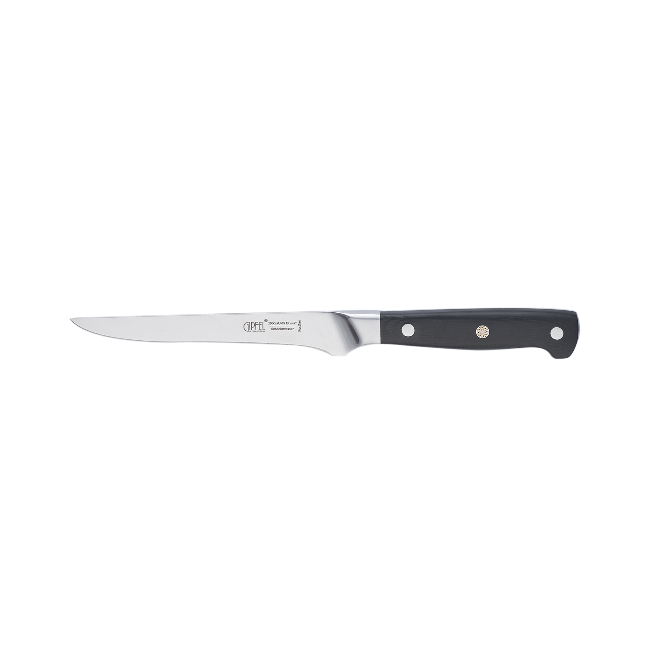 Нож филейный GIPFEL NEW PROFESSIONAL 8654 13см, цвет черный