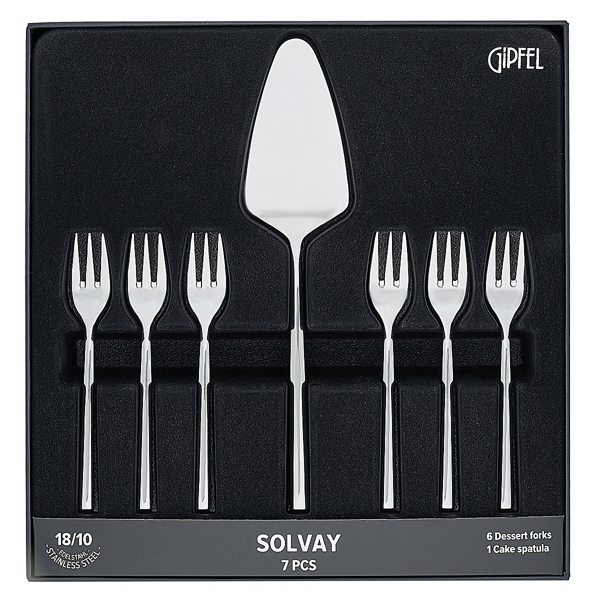 Набор столовых приборов для десерта Gipfel Solvay 52496 7 предметов фото