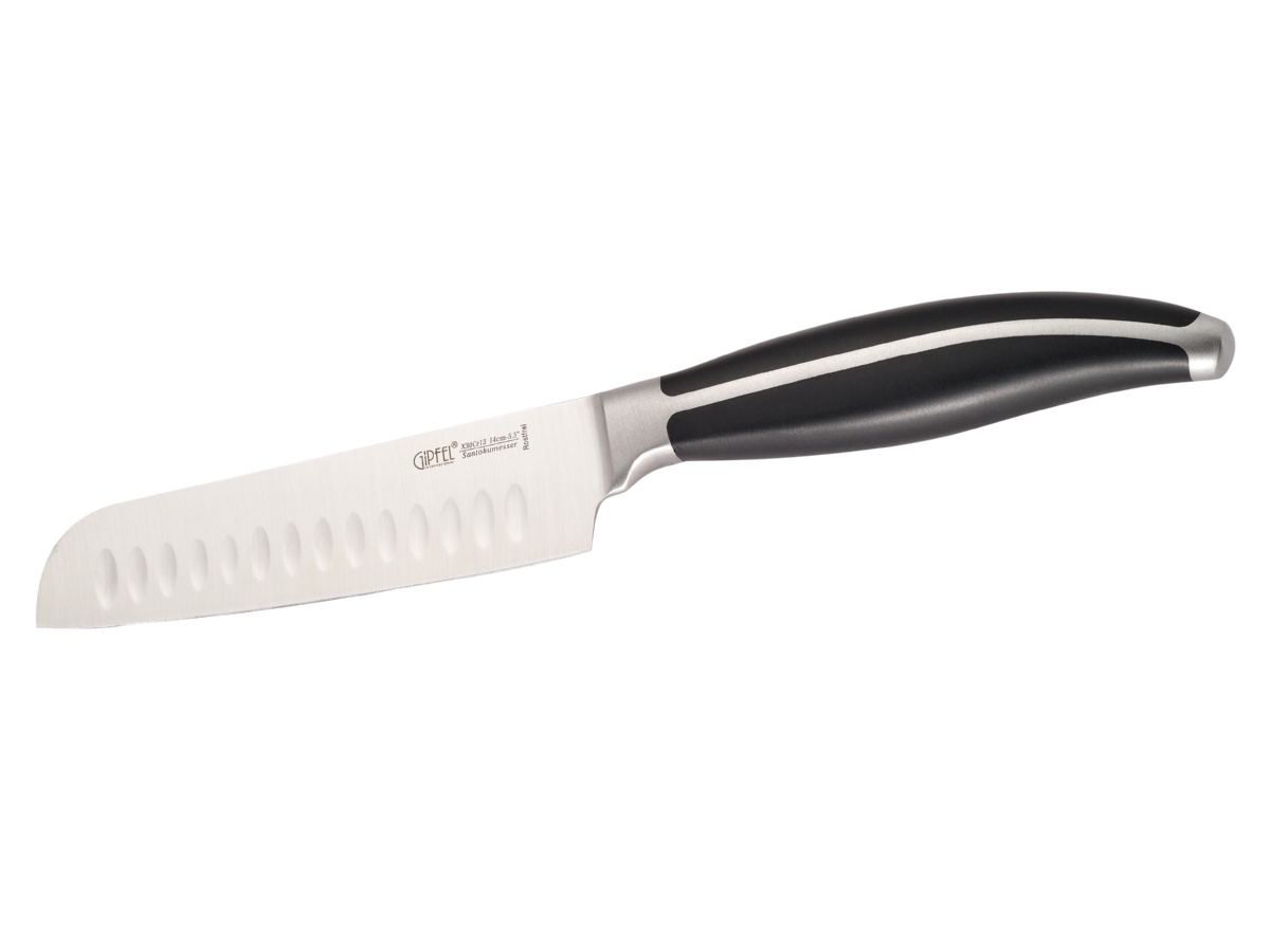 Нож сантоку Gipfel 6939 13,97 см, цвет черный