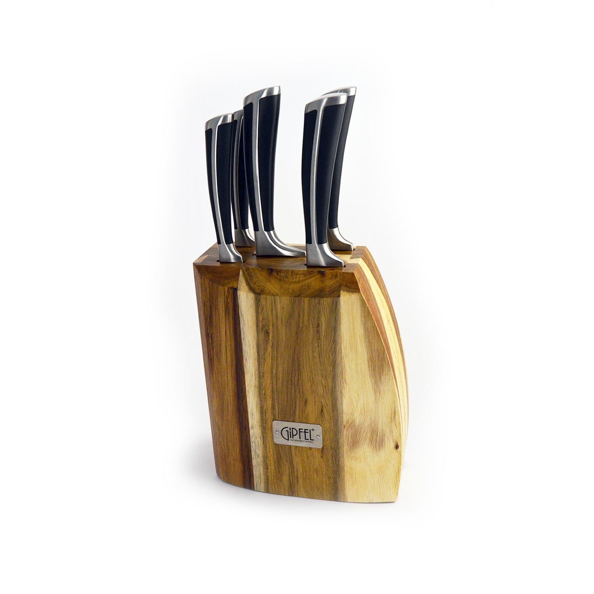 Набор кухонных ножей Gipfel Woode 8426, цвет черный - фото 1