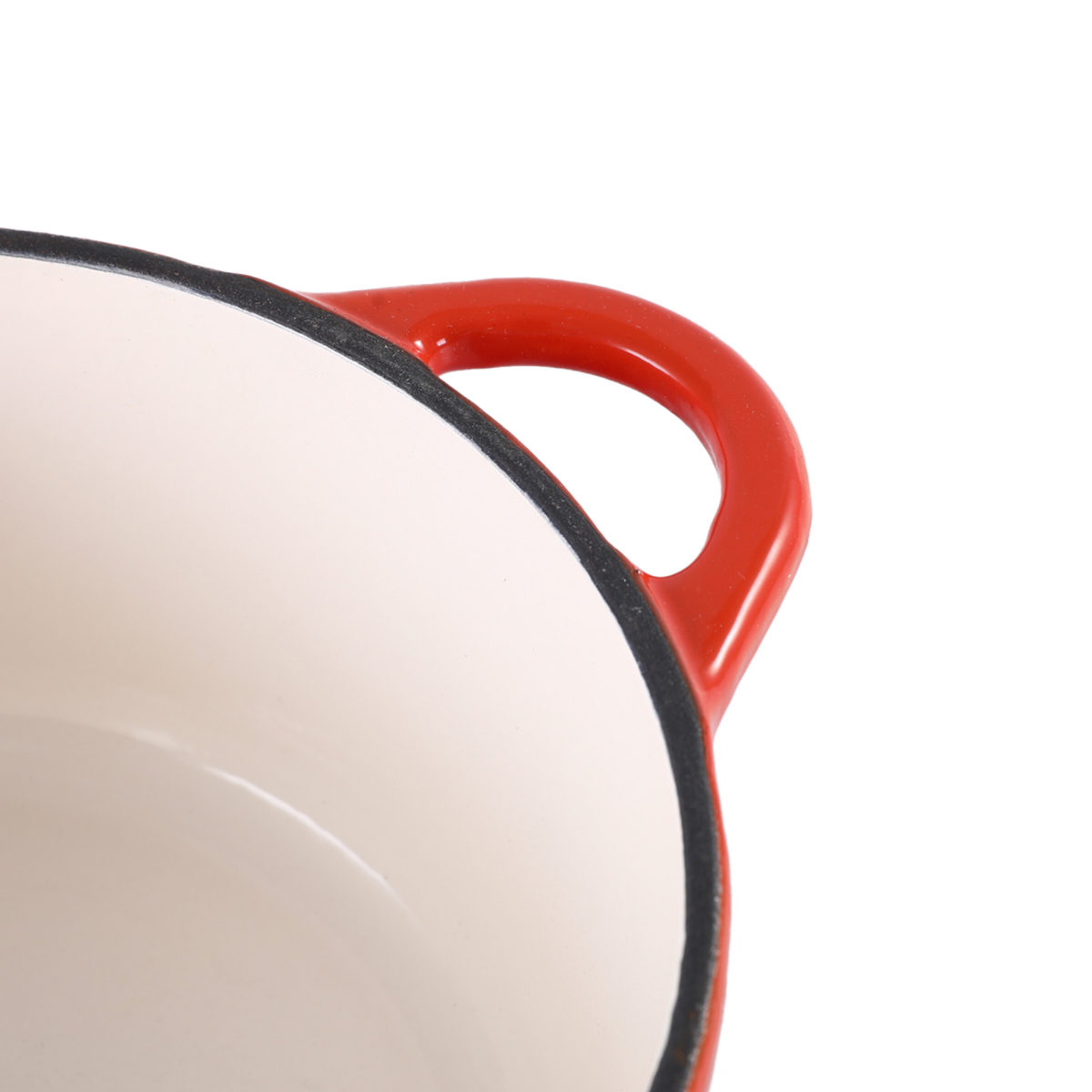 Кастрюля из чугуна Gipfel Majolica Flame 52847 22х16 см/3 л фото