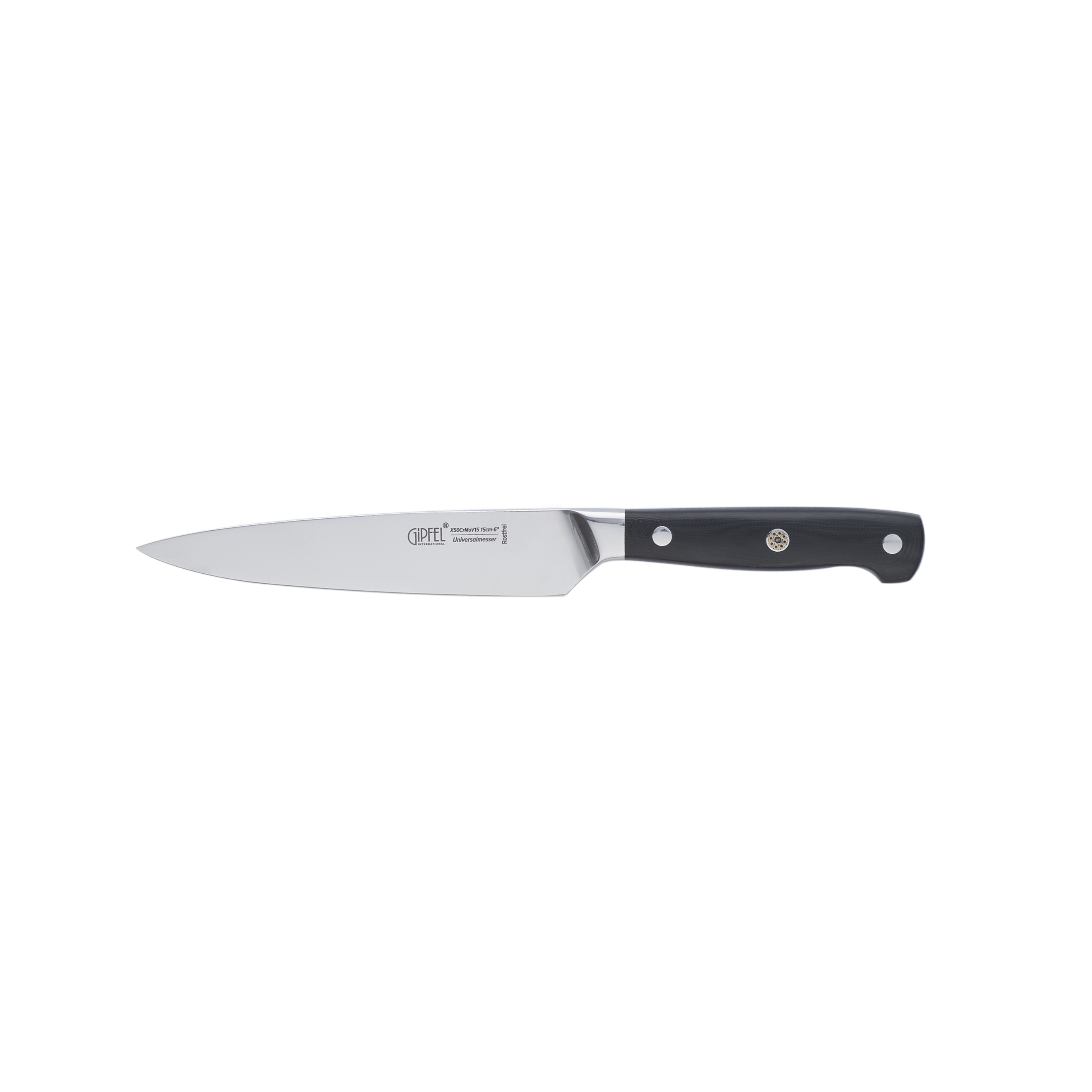 Нож универсальный GIPFEL NEW PROFESSIONAL 8655 15см, цвет черный