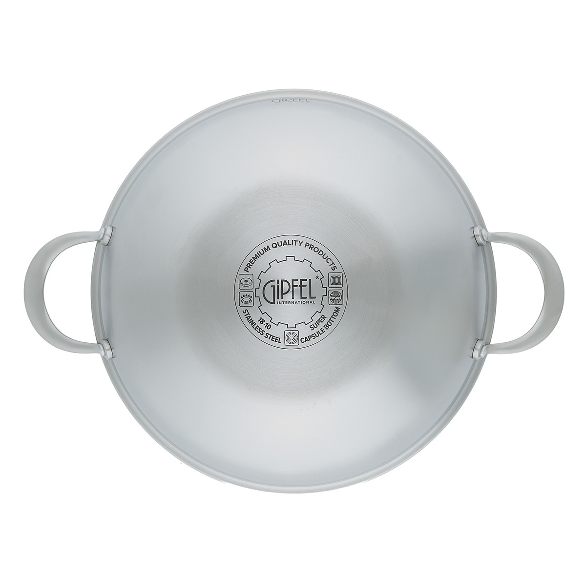 Вок из нержавеющей стали Gipfel Welmar 52765 28 см/3,5 л фото