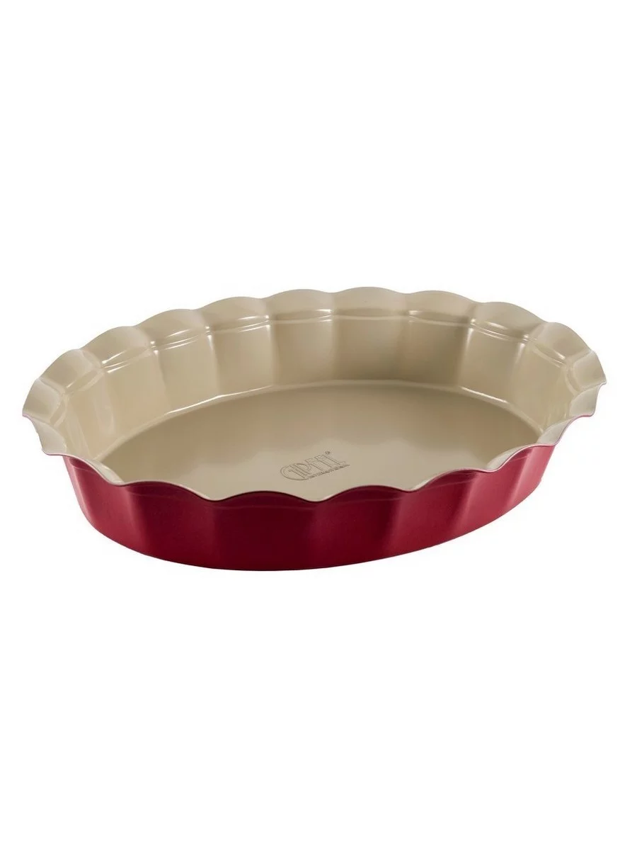 картинка 1888 GIPFEL Форма для выпечки OVEN 42,0x33,0x7,5см овальная с антипригарным покрытием Whitford. Цвет: внутри кремовый, снаружи красный. Материал: Углеродистая сталь магазин Gipfel картинка 1888 GIPFEL Форма для выпечки OVEN 42,0x33,0x7,5см овальная с антипригарным покрытием Whitford. Цвет: внутри кремовый, снаружи красный. Материал: Углеродистая сталь от магазина Gipfel
