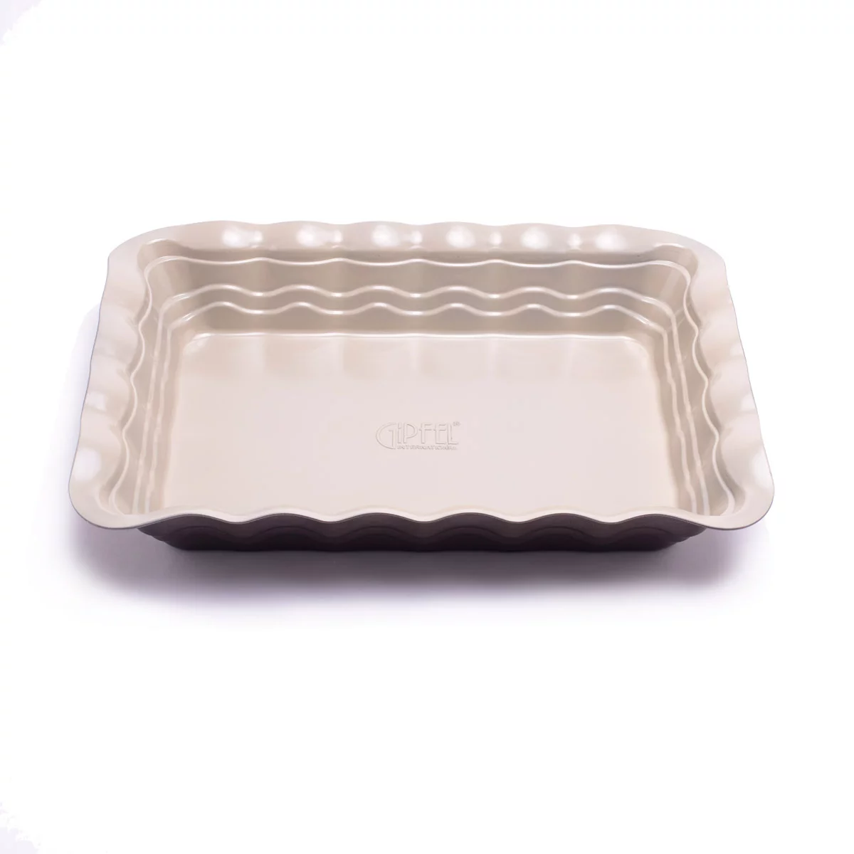 картинка 1897 GIPFEL Форма для выпечки OVEN 38,0x27,5x6,4см прямоугольная с антипригарным покрытием Whitford. Цвет: внутри кремовый, снаружи коричневый. Материал: Углеродистая сталь магазин Gipfel картинка 1897 GIPFEL Форма для выпечки OVEN 38,0x27,5x6,4см прямоугольная с антипригарным покрытием Whitford. Цвет: внутри кремовый, снаружи коричневый. Материал: Углеродистая сталь от магазина Gipfel