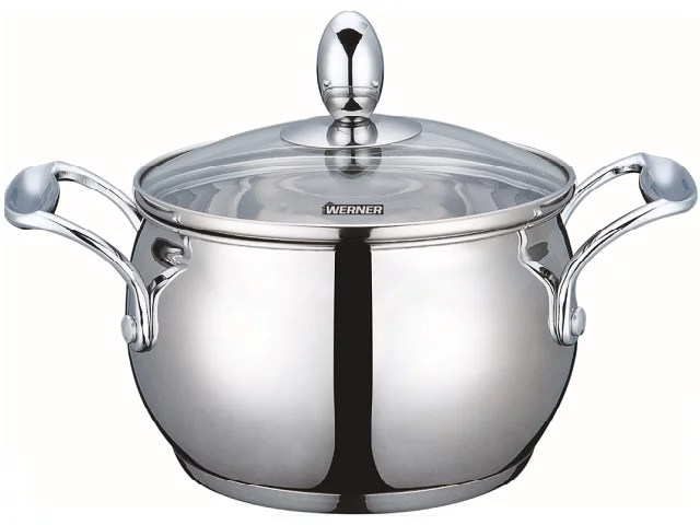 фото Кастрюля из нержавеющей стали Werner Classy 0676 16 см/2 л Кастрюля из нержавеющей стали Werner Classy 0676 16 см/2 л фото