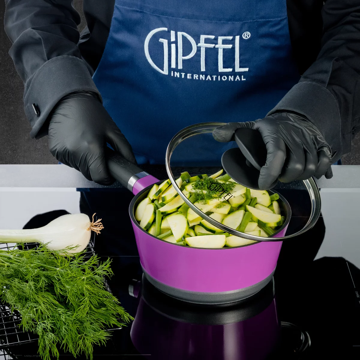 фото Ковш алюминиевый Gipfel Violeta 0401 18 см/1,8 л Ковш алюминиевый Gipfel Violeta 0401 18 см/1,8 л фото