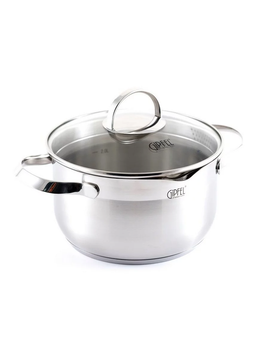 фото Кастрюля из нержавеющей стали Gipfel Benita 2270 18 см/1,9 л Кастрюля из нержавеющей стали Gipfel Benita 2270 18 см/1,9 л фото