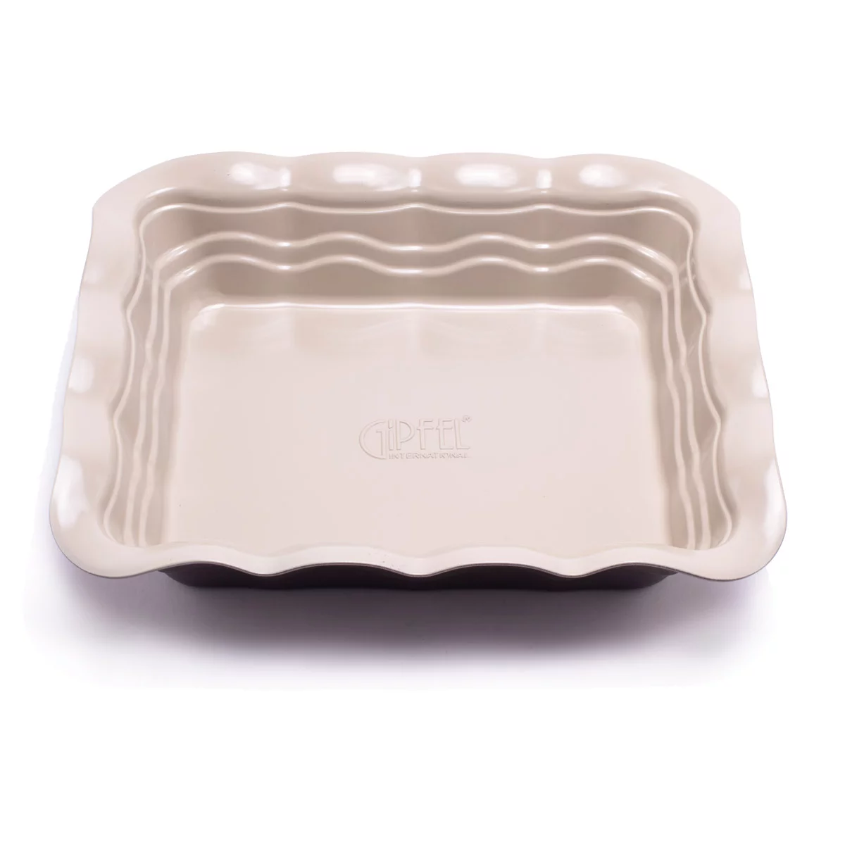 картинка 1896 GIPFEL Форма для выпечки OVEN 29,5x25,5x6,6см прямоугольная с антипригарным покрытием Whitford. Цвет: внутри кремовый, снаружи коричневый. Материал: Углеродистая сталь магазин Gipfel картинка 1896 GIPFEL Форма для выпечки OVEN 29,5x25,5x6,6см прямоугольная с антипригарным покрытием Whitford. Цвет: внутри кремовый, снаружи коричневый. Материал: Углеродистая сталь от магазина Gipfel
