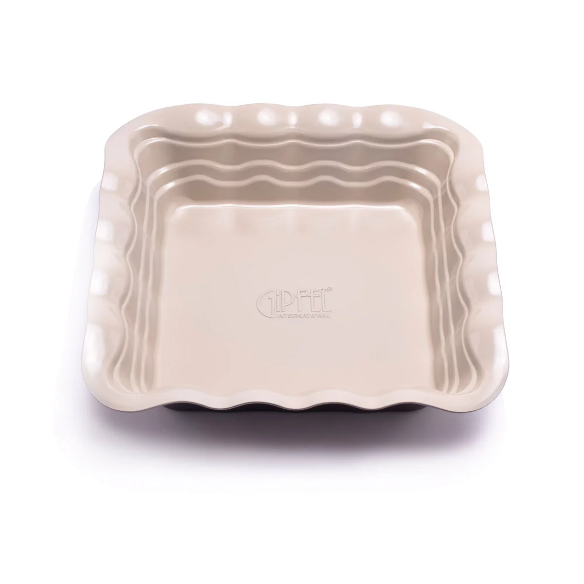 картинка 1895 GIPFEL Форма для выпечки OVEN 25,3x25,3x5,0см квадратная с антипригарным покрытием Whitford. Цвет: внутри кремовый, снаружи коричневый. Материал: Углеродистая сталь магазин Gipfel картинка 1895 GIPFEL Форма для выпечки OVEN 25,3x25,3x5,0см квадратная с антипригарным покрытием Whitford. Цвет: внутри кремовый, снаружи коричневый. Материал: Углеродистая сталь от магазина Gipfel